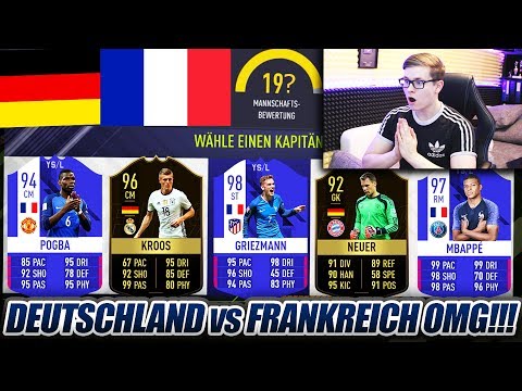 Mächtiges NATIONS LEAGUE DEUTSCHLAND vs FRANKREICH FUT DRAFT!! 🔥🔥 - FIFA 18 Ultimate Team