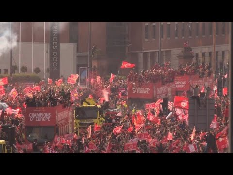 Liverpool fans celebrate Champions League homecoming party | AFP