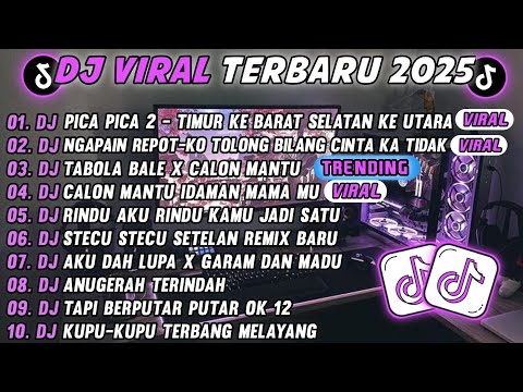 DJ TIKTOK TERBARU 2025🎵DJ PICA PICA 2 - TIMUR KE BARAT SELATAN KE UTARA🎵DJ TABOLA BALE X CALON MANTU