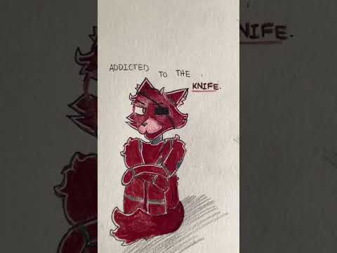 Addicted to the knife // Fnaf singing comic 💜 #shorts #fnaf #viral