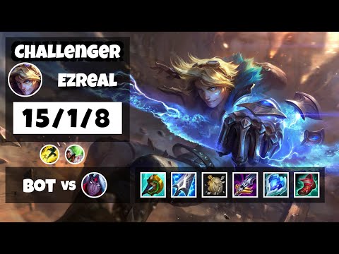 Ezreal vs Varus BR Challenger BOT (15/1/8) - v11.14