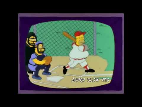 The Simpsons - Homer's Grand Slam in Super Slow Mo