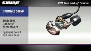Video thumbnail for Shure SE535 Sound Isolating Earphones Product Overview by idjnow