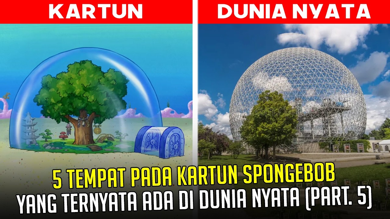 5 Tempat pada Kartun SpongeBob yang ternyata ada di Dunia Nyata (Part. 5)