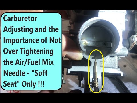 Virago Air/Fuel Mix Adjusting and why Some Just Won't Adjust - The Importance of a "Soft Seat"