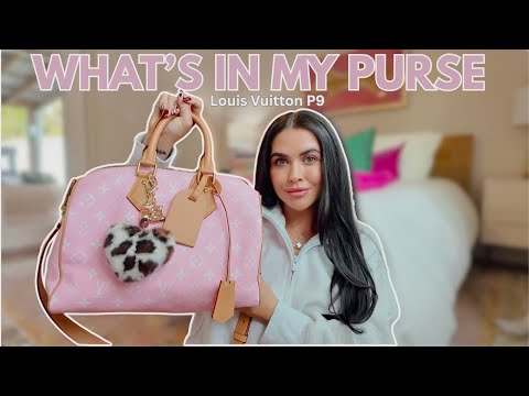 What’s in my PURSE 💓 *RARE* Louis Vuitton P9 Speedy! 2026 🍬