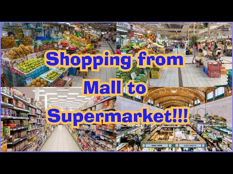 Um dia de compras do shopping ao supermercado Hong Kong