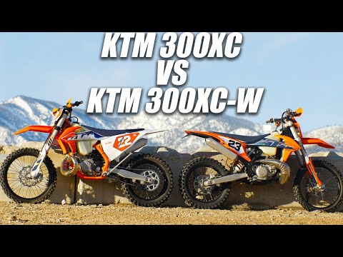KTM 300XC vs KTM 300XC-W - Dirt Bike Magazine