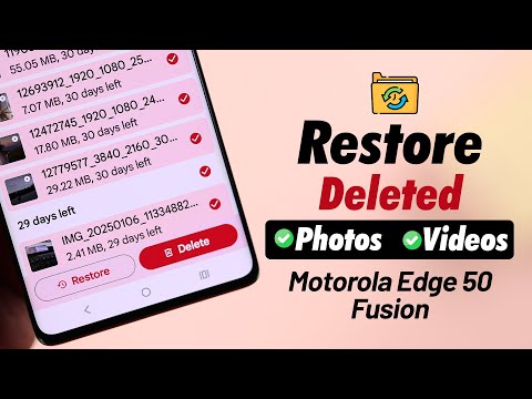 How to Restore Deleted Photos & Videos in Motorola Moto Edge 50 Fusion! [Recover]