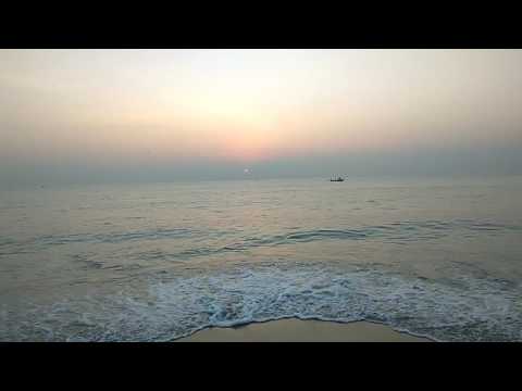 Sunrise in Marina beach - Bay of Bengal