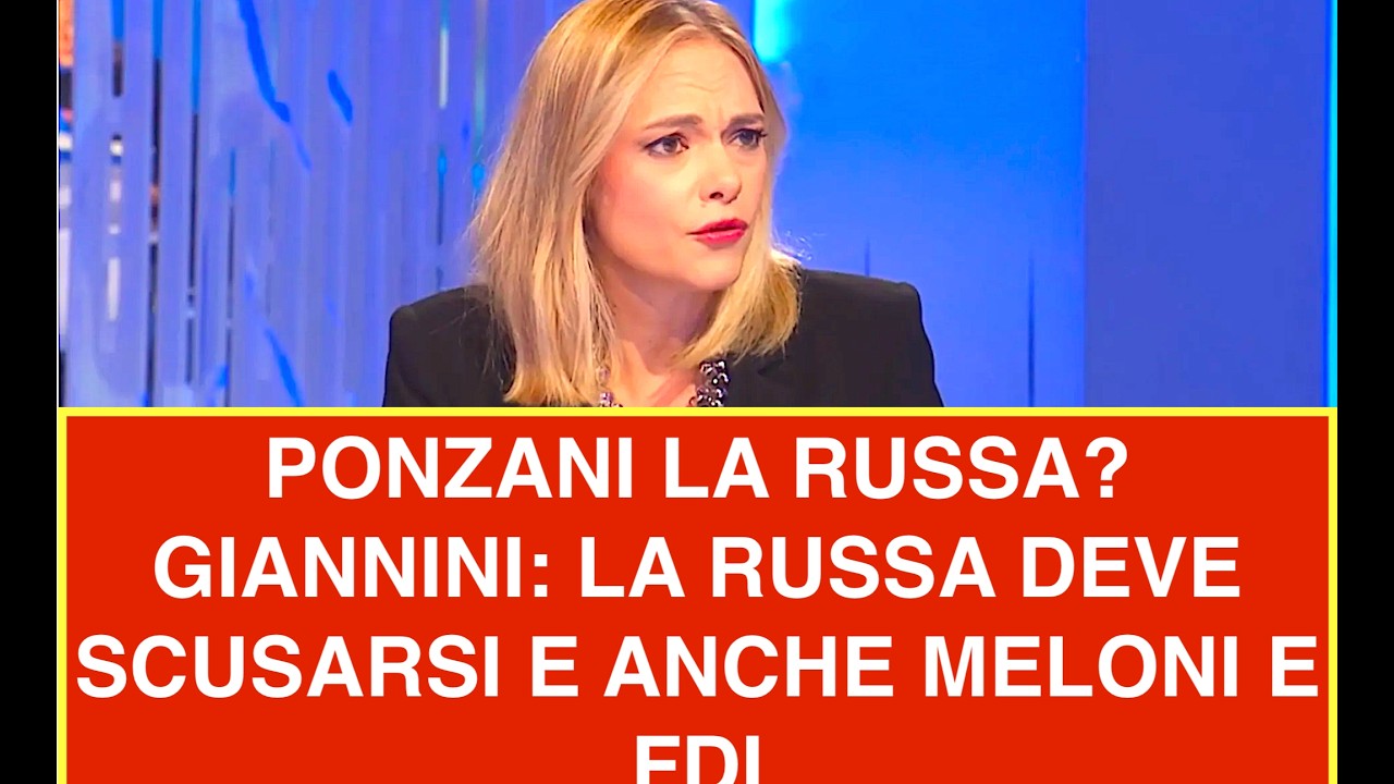 PONZANI LA RUSSA? GIANNINI: LA RUSSA DEVE SCUSARSI E ANCHE MELONI E FDI