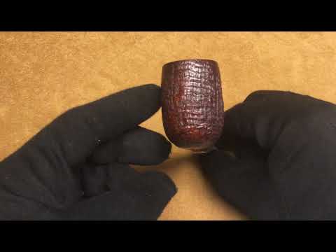 Pipa Dunhill Cumberland gruppo 3 - 3203 con vera argento 6mm liscia (2020) (DHCUC05)