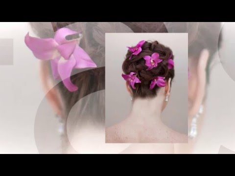 Lovely Tropical Orchid Bridal Hair Flower - "Yanira"