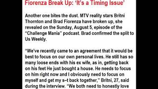 The Challenge Britni Thornoton & Brad Fiorenza Break Up