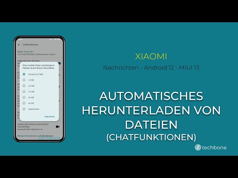 Automatisches Herunterladen von Dateien in MMS über mobile Daten - Xiaomi [Android 12 - MIUI 13]
