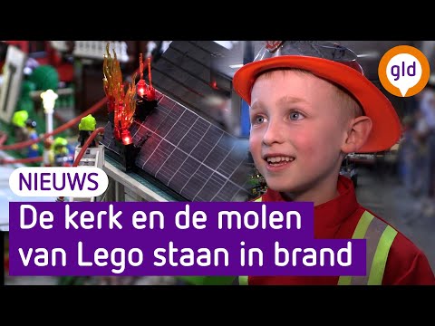 Brandweer van de toekomst kijkt ogen uit bij Lego rampenstad in Borculo