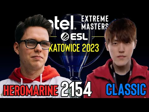 🇩🇪 HeroMarine (T) vs 🇰🇷 Classic (P) - Gruppe D - IEM Katowice 2023 - StarCraft 2 - Cast 2154