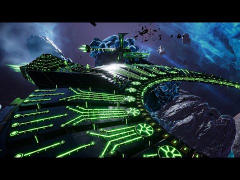 Necrons vs Imperial Navy - Classic Battle - Battlefleet Gothic Armada 2