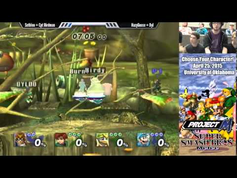 FX_DFW Sethlon + Cpt Birdman VS HazyGoose + Dyl - Project M Loser's Finals