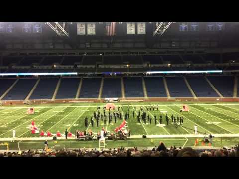 2015 Belding High School Marching Band finals at Ford Field