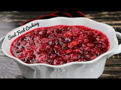 Homemade Cranberry Sauce Recipe - You will Never buy the Can Stuff Again