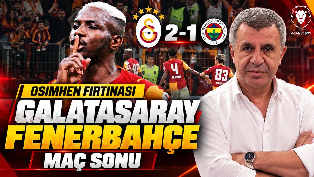 GALATASARAY - FENERBAHÇE MAÇ SONU