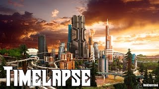 Minecraft Timelapse | Luccid Utopia - City of the Future