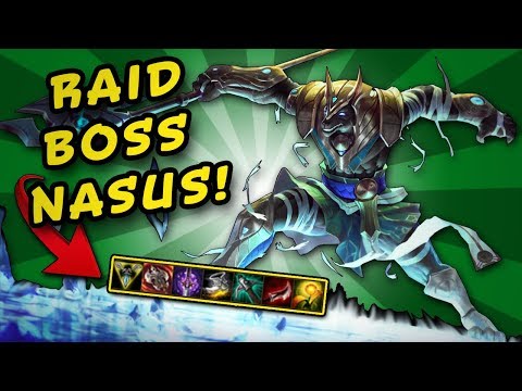 League Of Legends: Raid Boss Nasus! | Chat Teaches Me To Play Nasus!