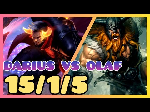 DARIUS VS OLAF TOP LANE - WILD RIFT SOLOQ