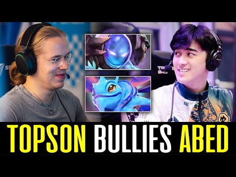Topson Bullying Abed in Mid Lane (Full Laning Phase) DOTA 2