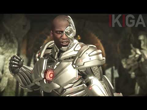 CYBORG ALL MIRROR MATCH DIALOGUES & VICTORY ANIMATION WINNING POSE - INJUSTICE 2 2020