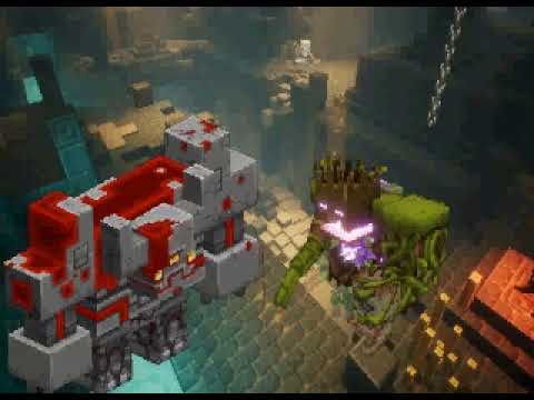 Fathan Saja oke - Redstone Monstrosity vs Jungle Abomination Minecraft Dungeons animation