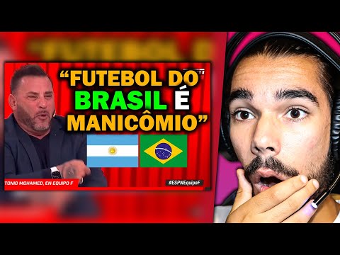 BRAZILIAN FOOTBALL IS ONLY FOR CRAZY PEOPLE [Portuguese reacts]