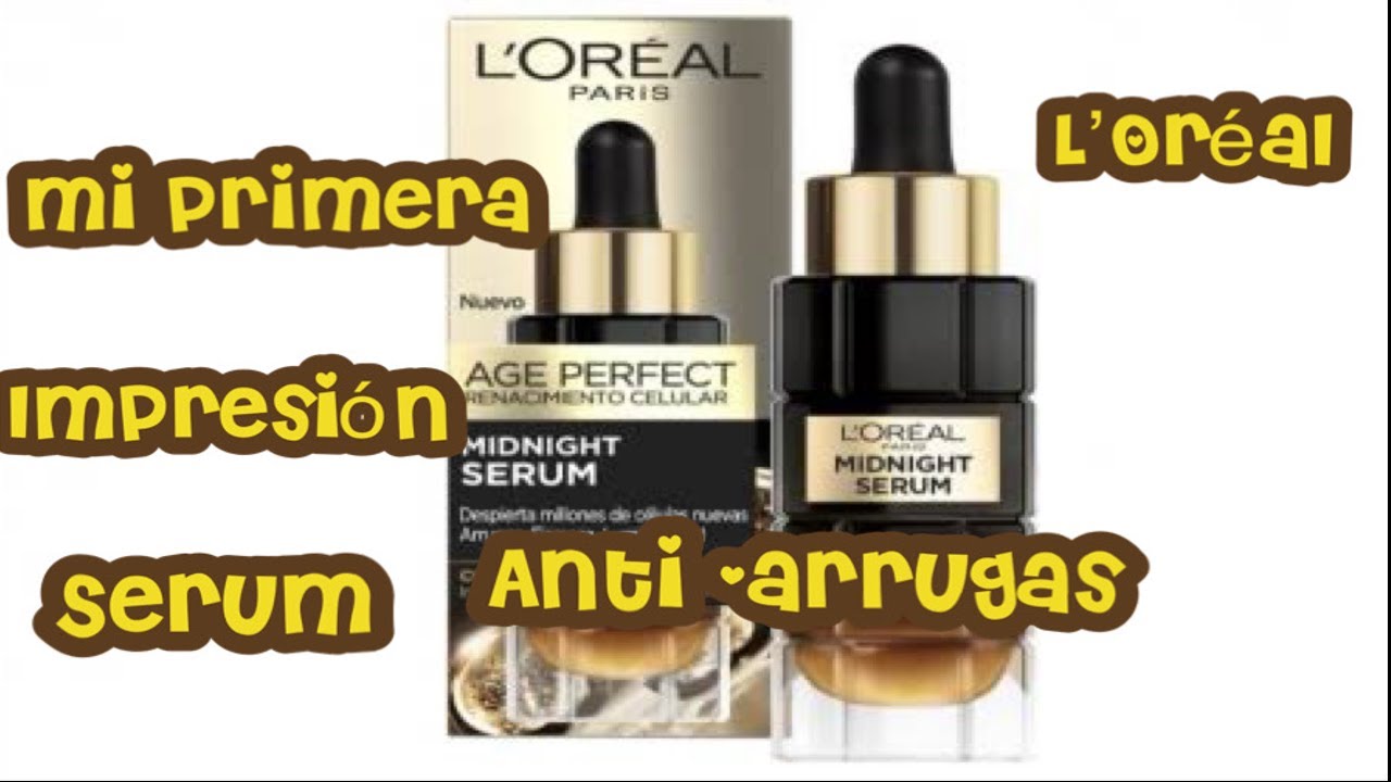 MI PRIMERA IMPRESION DE SERUM LOREAL AGE PERFECT MIDNIGHT ❓YA LO CONOCIAS ❓