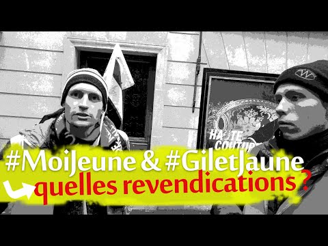 #MoiJeune & #Giletjaune | Quelles sont les revendications des jeunes gilets jaunes ?