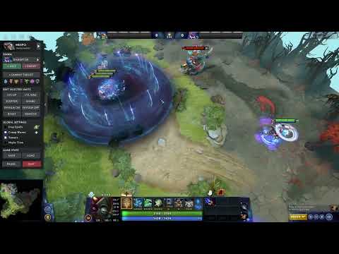 Poof + Shift Queue Megameepo vs Enemies ulti