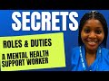 HEALTHCARE AND I-ROLES & DUTIES OF A HEALTHCARE ASSISTANT WORKING IN A MENTAL HEALTH CARE ft VOOPOO