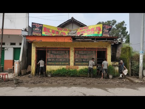Renovasi Warteg Bahari Terbengkalai Akibat Banjir | Full Timelapse Renovation!