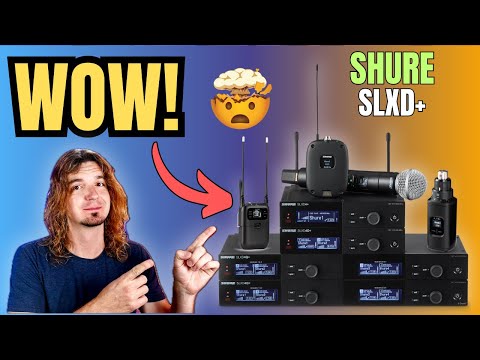 SHURE SLXD14D+-G57 Dual Rackmount Digital Wireless Customizable Bodypack System image 8