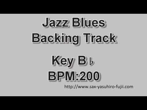 Jazz Blues - Key Bb - BPM 200 - Backing Track