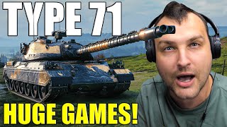 Huge Games with Type 71 in World of Tanks!