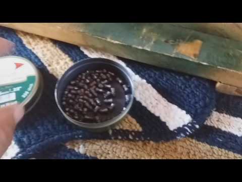 Agrupamento a 15.5 mts .com chumbinho rifle