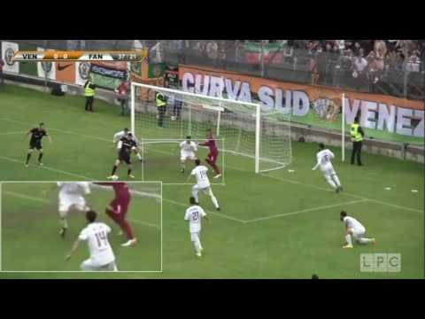 Lega Pro, Girone B, il gol di Moreo in Venezia-Fano 1-1