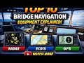 Ship Bridge Navigation Equipment Explained Radar ECDIS GPS More