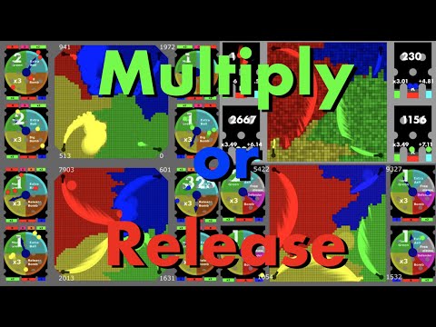 Multiply or Release Marble Race - 7 Races! Sabotage, Bombs Only, and more!