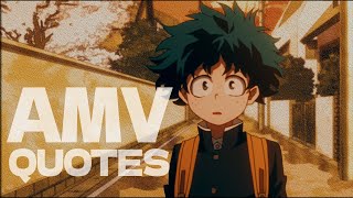 【AMV】 My Hero Academia || Best Motivational Quotes