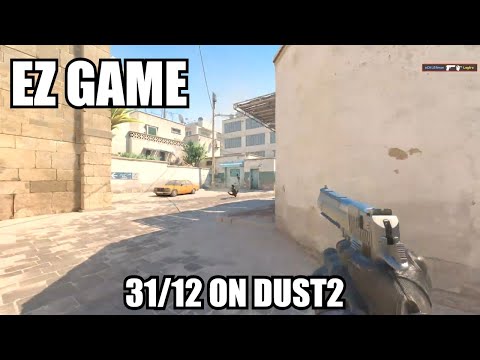тягнув проти 25k elo — 31–12 на dust2 💥 | cs2
