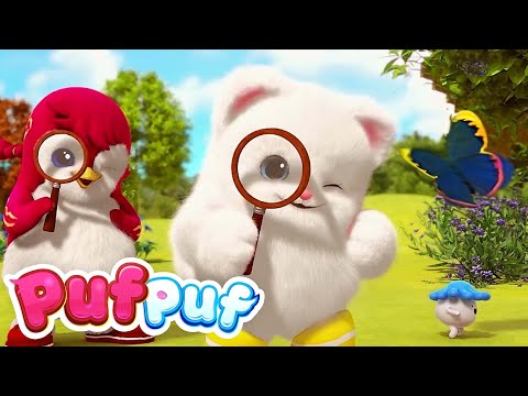 Cântece Puf Puf 🎶 Spionez! 🎨Ghiceste culorile! 🔴 Cântece Educative pntru Copii