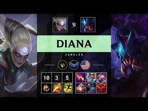 Diana Jungle vs Rek'Sai - NA Diamond Patch 25.17