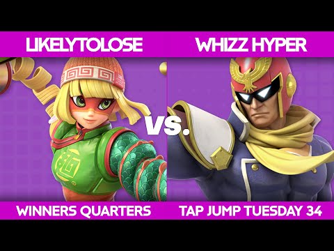 Tap Jump Tuesday 34 - Likelytolose (Min Min) vs whizz hyper (Captain Falcon) - Winners Quarters